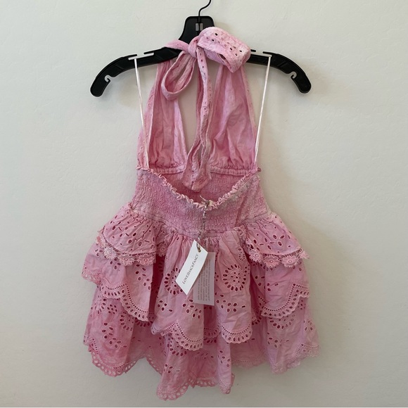 LOVESHACKFANCY HALTER DRESS - Picture 11 of 11